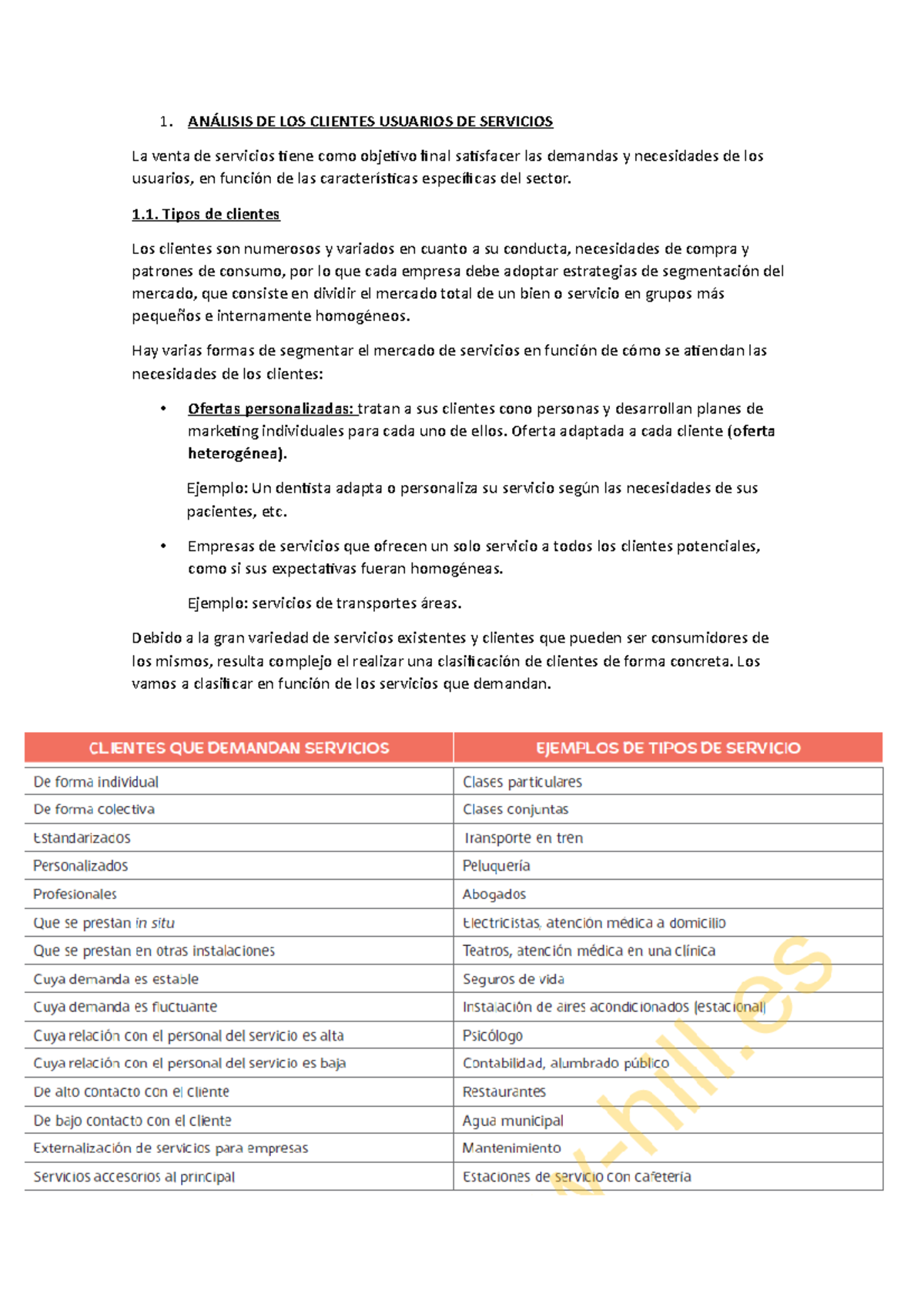Tema 3. Análisis y Estrategias de Venta de Servicios - Studocu