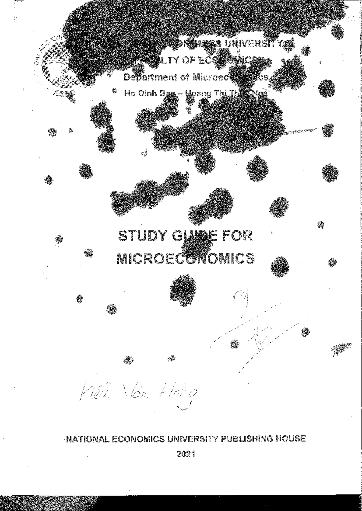 Study Guide for Microeconomics - Final Exam Review (Subject Code ...
