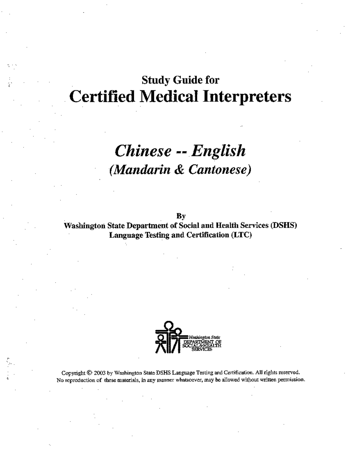 Study Guide for Certified Medical Interpreters (LTC) - Studocu
