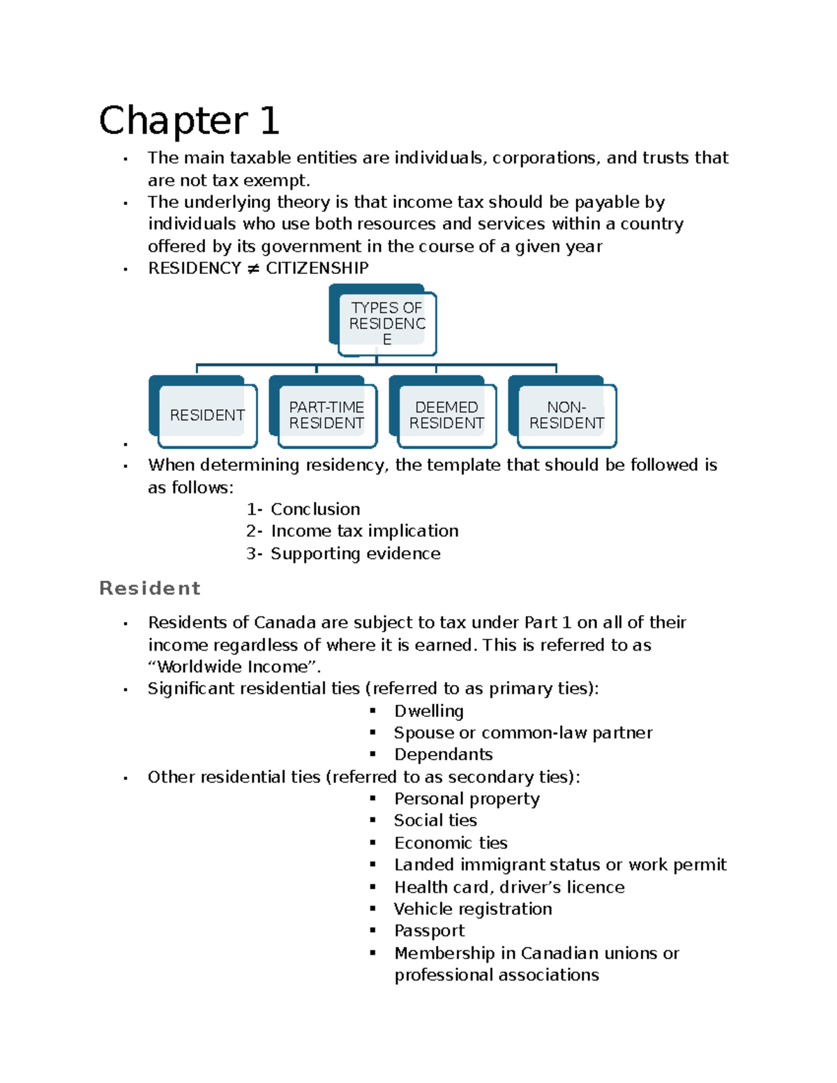 Midterm 1: Taxable Entities and Income Tax Implications - Studocu