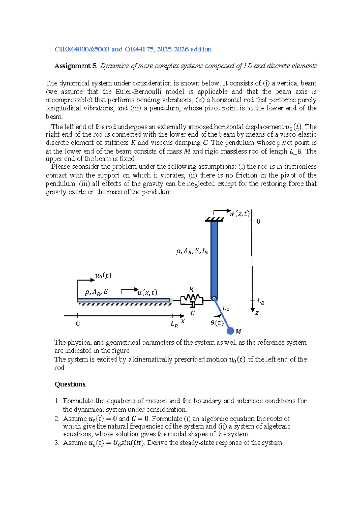 OE44175: Assignment 5 - Dynamics of Complex Systems Analysis - Studeersnel