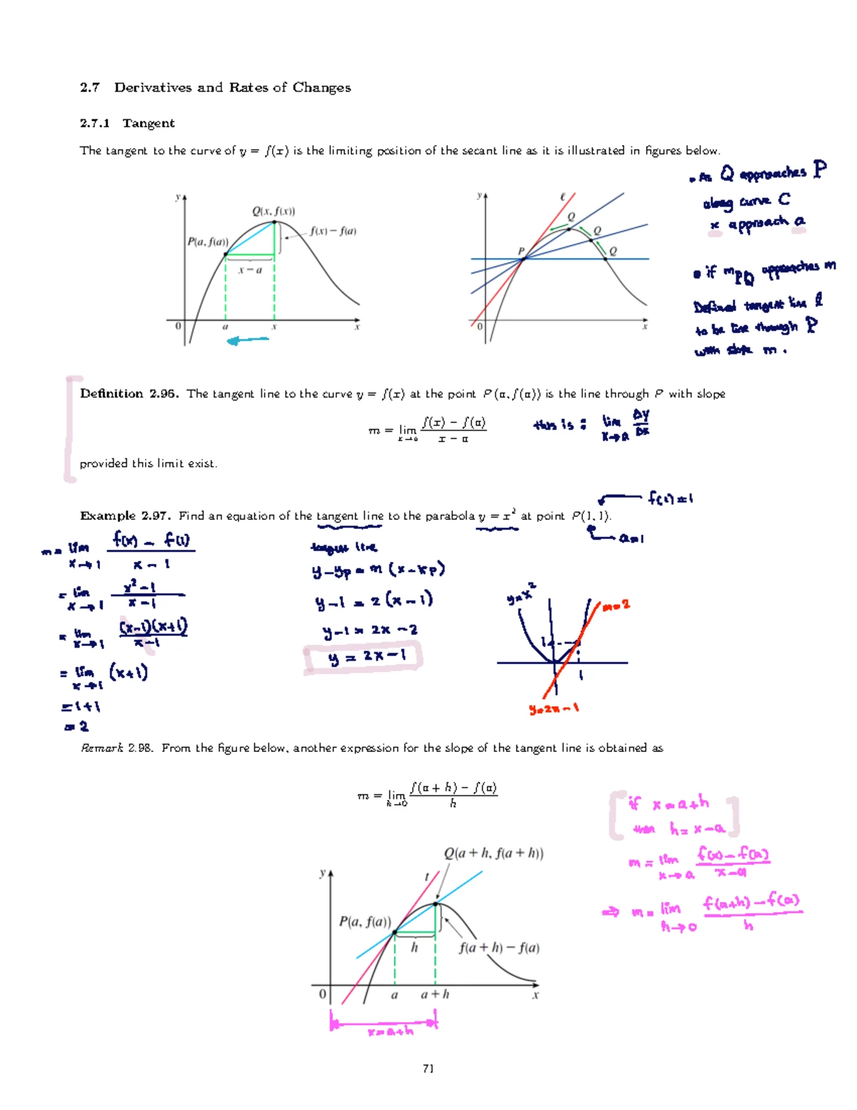 2.5 Class Notes Solutions for Advanced Calculus Topics - Studocu