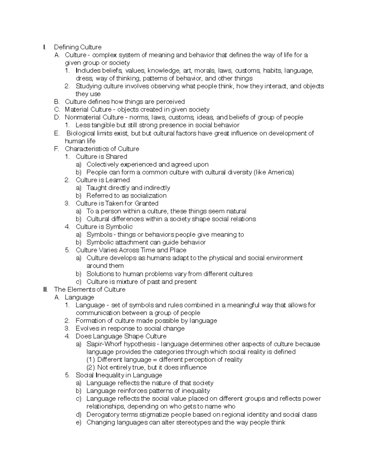 Socioligy Exam 1 Study Guide - CHAPTER 1 — Sociology: A Unique Way to ...