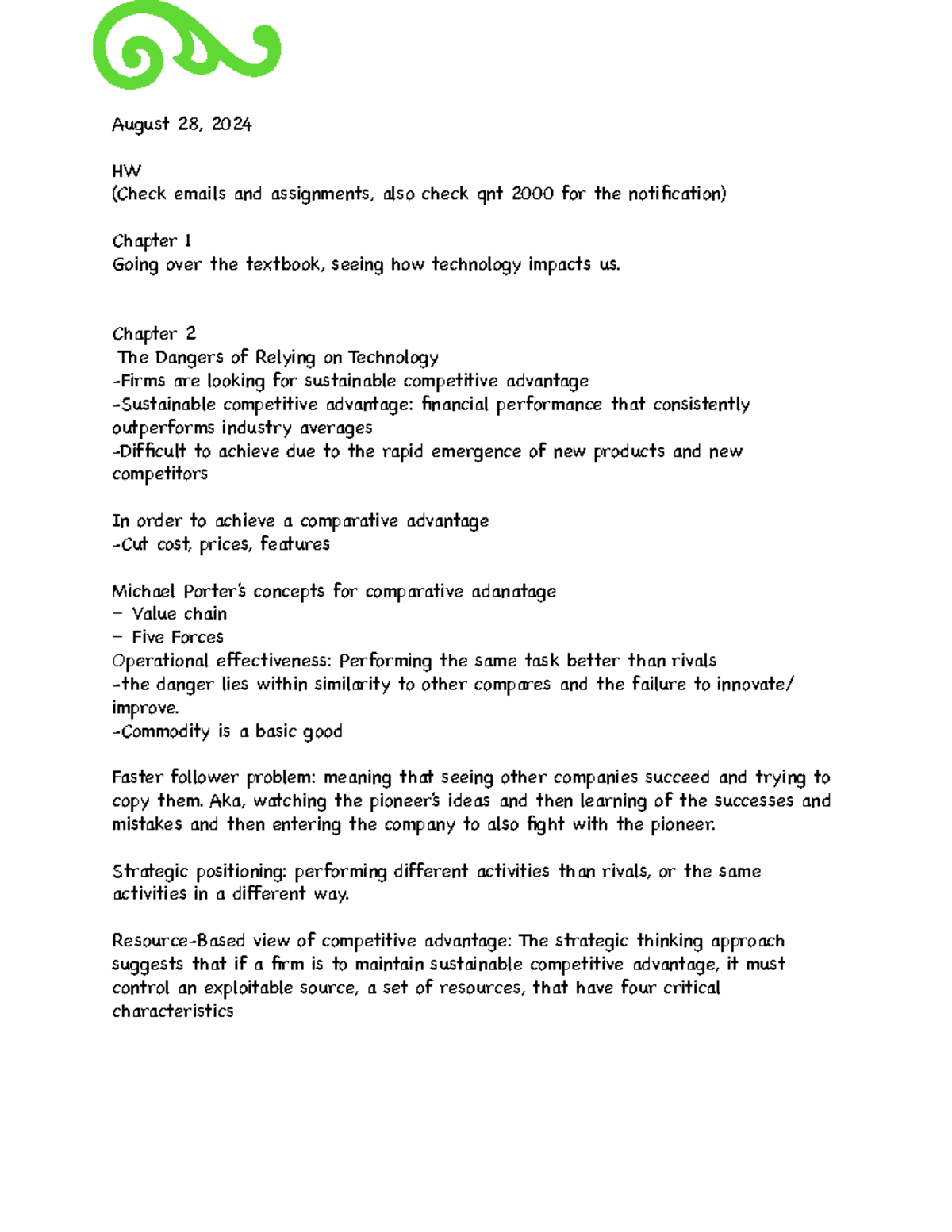 CIS 2000 Notes - Analyzing Chapters 1 to 4 Insights and Strategies ...