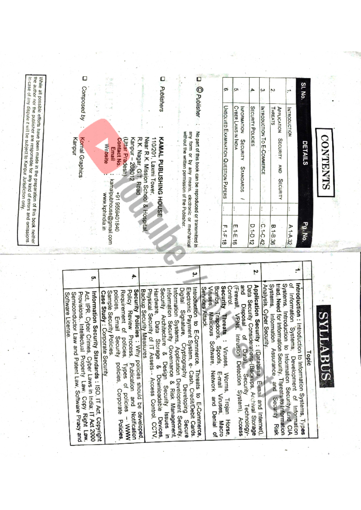 Cyber Security Notes for MCA 1st Sem - Comprehensive Overview - Studocu
