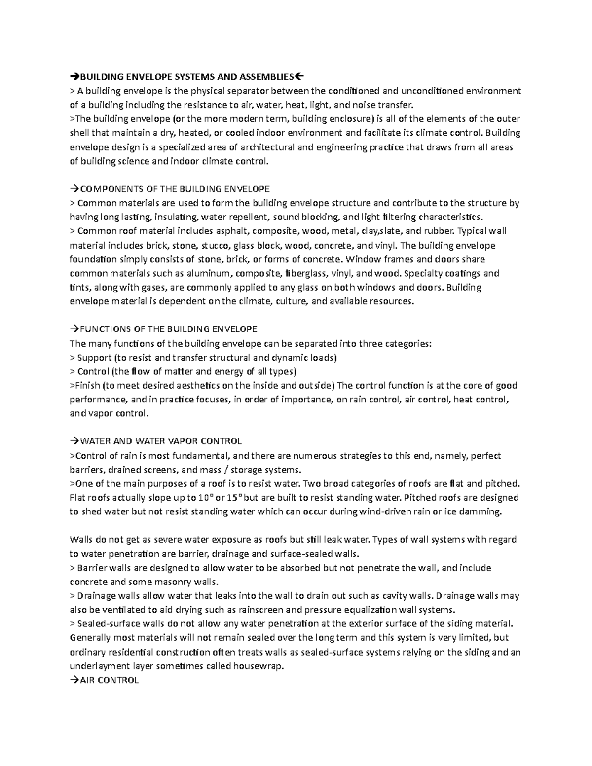 Building Envelope Systems AND Assemblies - BUILDING ENVELOPE SYSTEMS ...