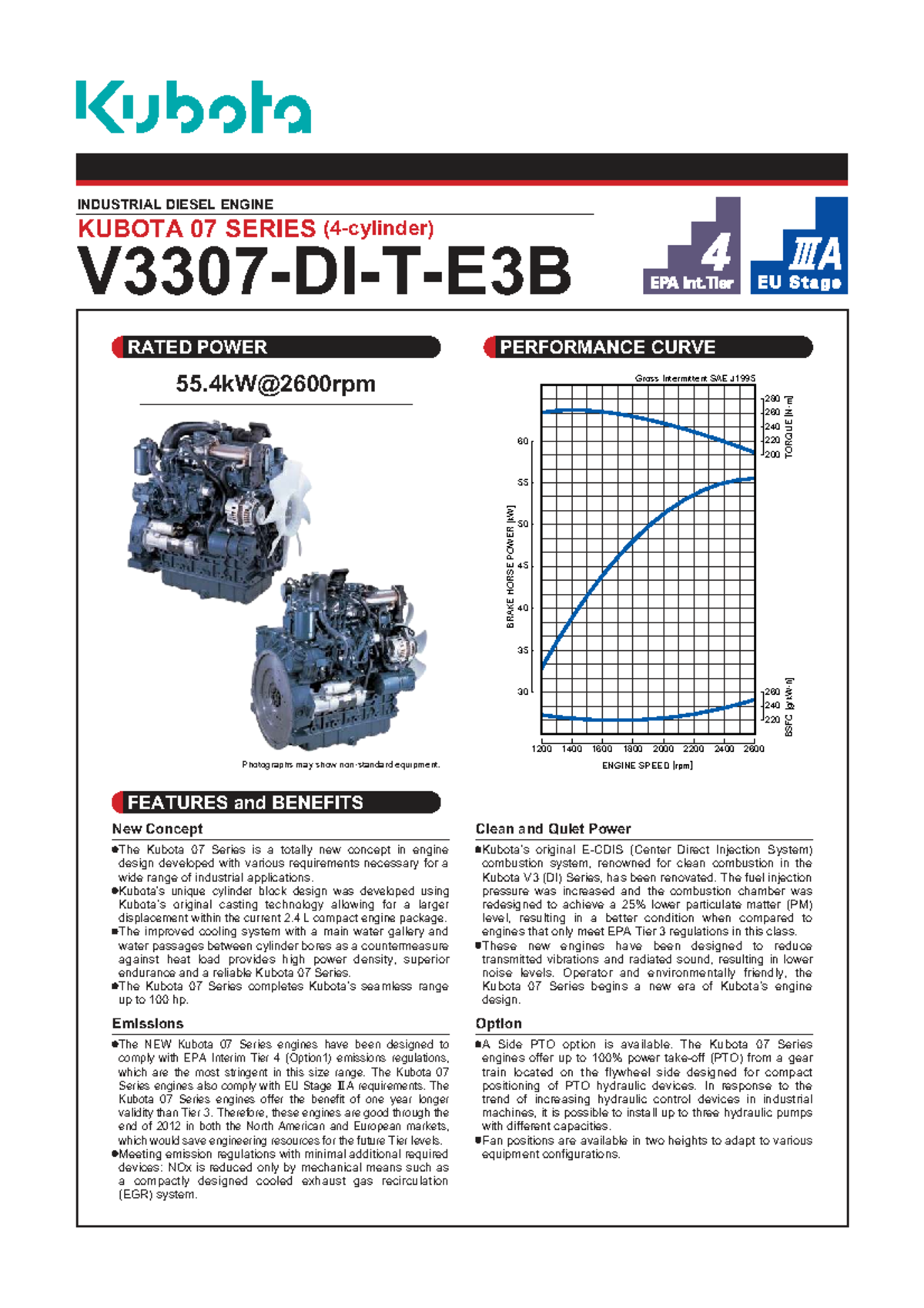 Kubota 07 Series Diesel Engine Performance Overview - Studocu