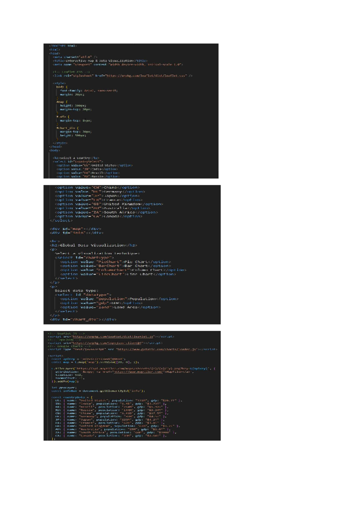DV-3 Practical: Visualizing Country Data with Leaflet JS and Google ...