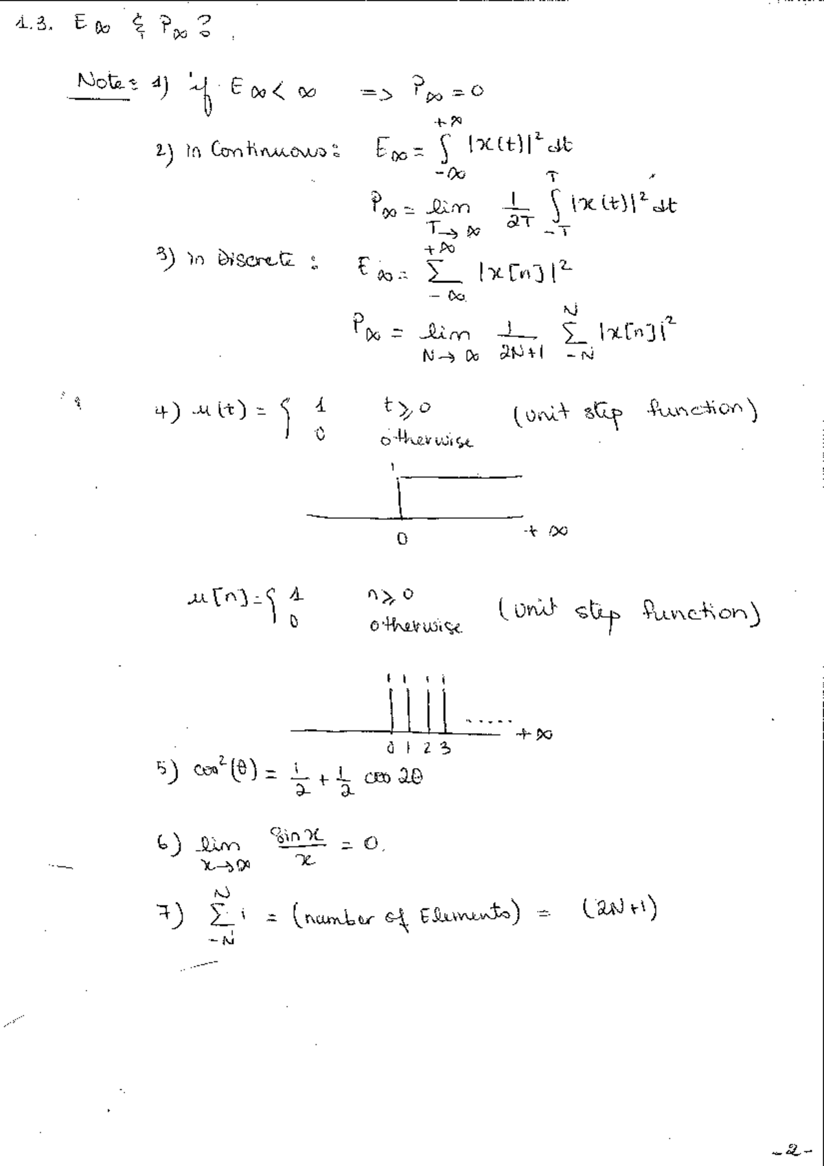 Session 2 - Signals and Systems Notes - F24-25 - Studocu