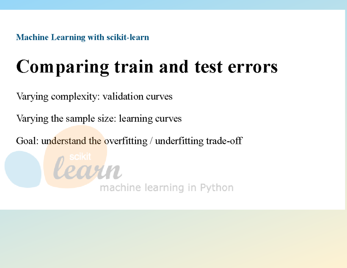 04 learning validation curves - Machine Learning with scikit-learn ...