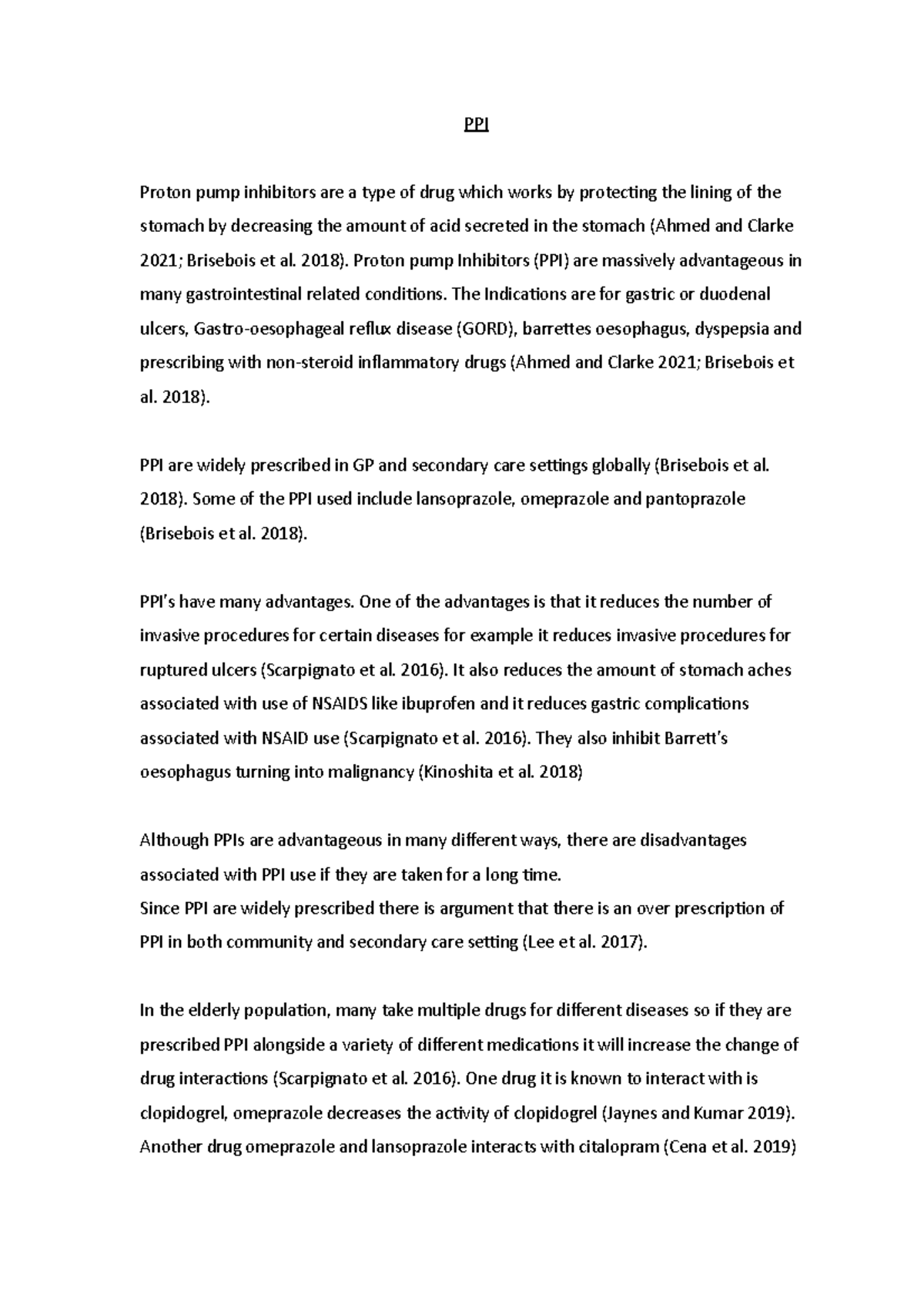 PPI - problem with long term effects of PPI - PPI Proton pump ...