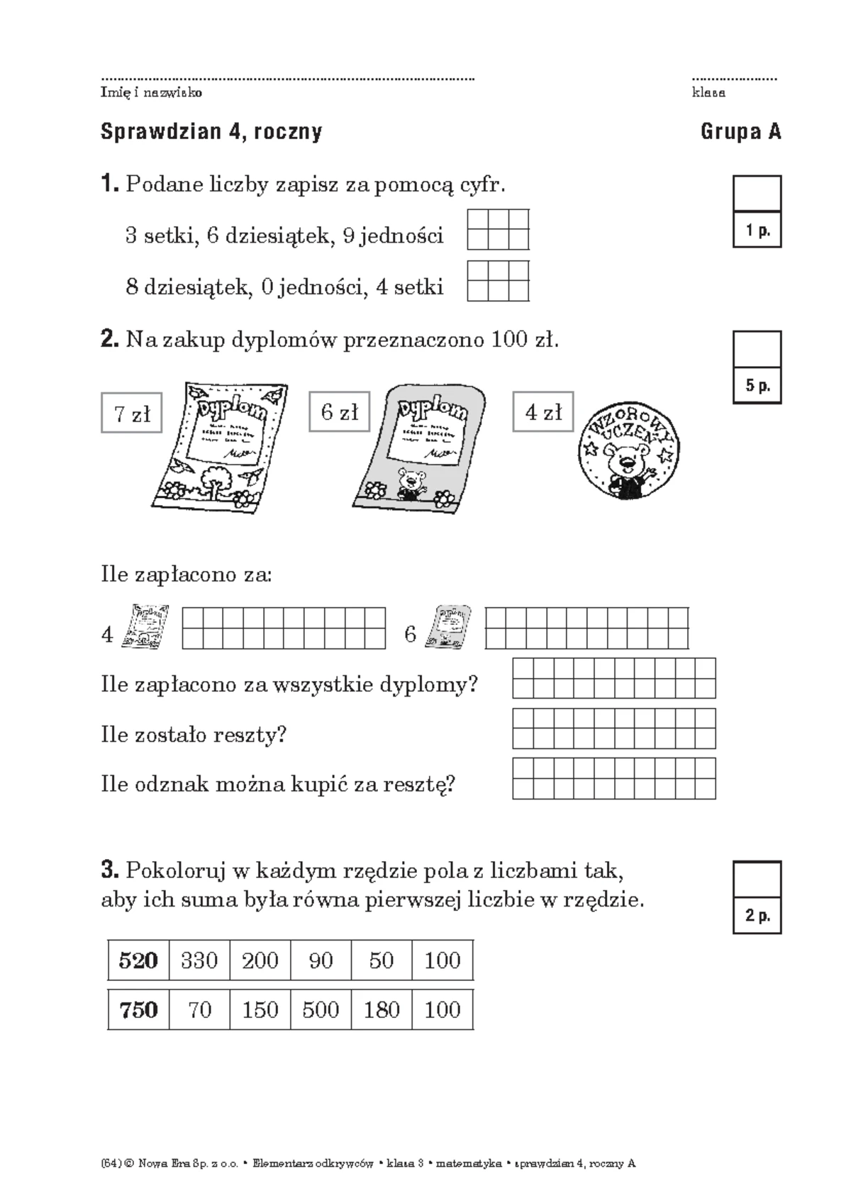 Sprawdzian Z Matematyki Funkcje Nowa Era www.studocu.com