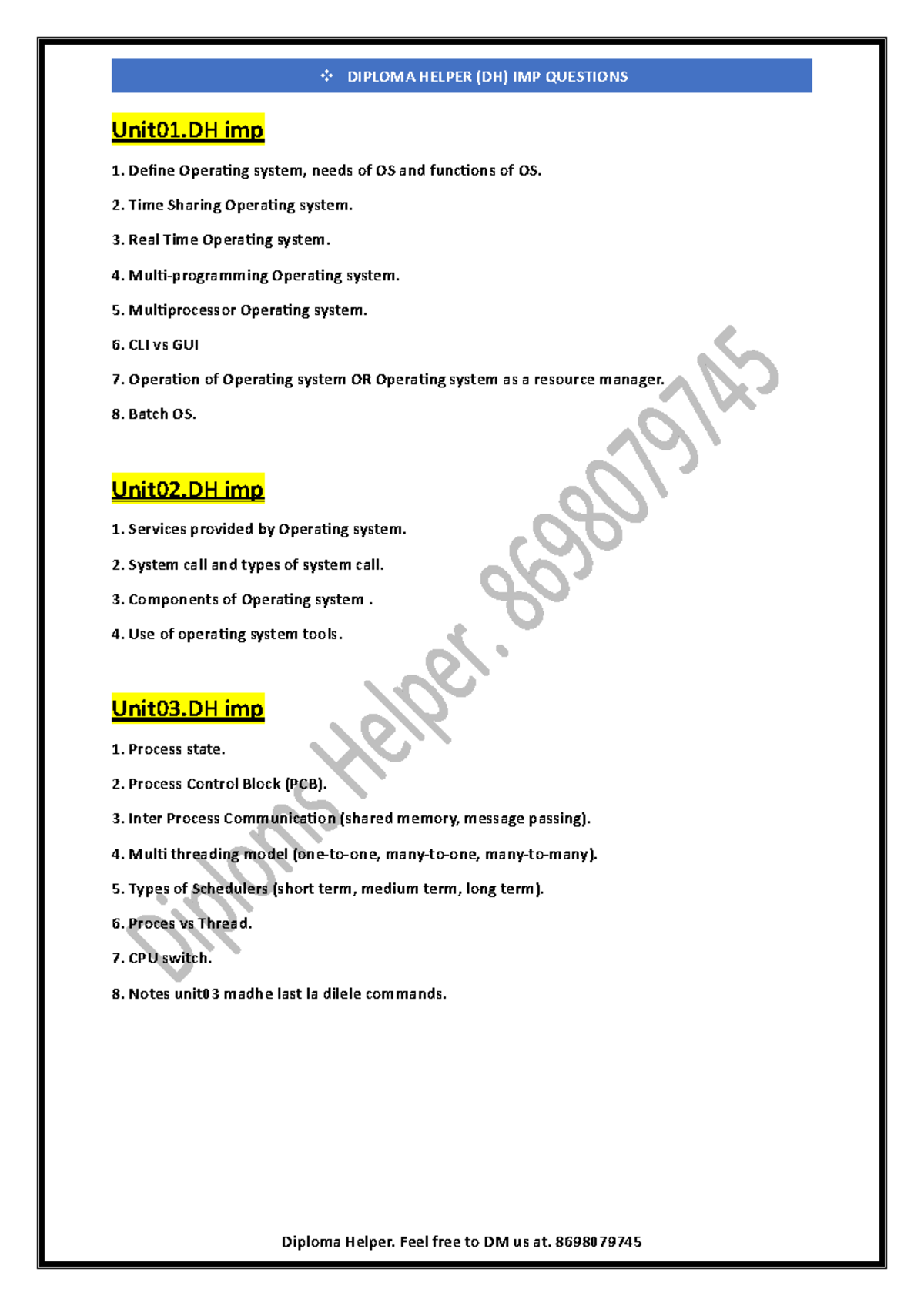 OSY IMP - Nice - Diploma Helper. Feel free to DM us at. 8698079745 ...