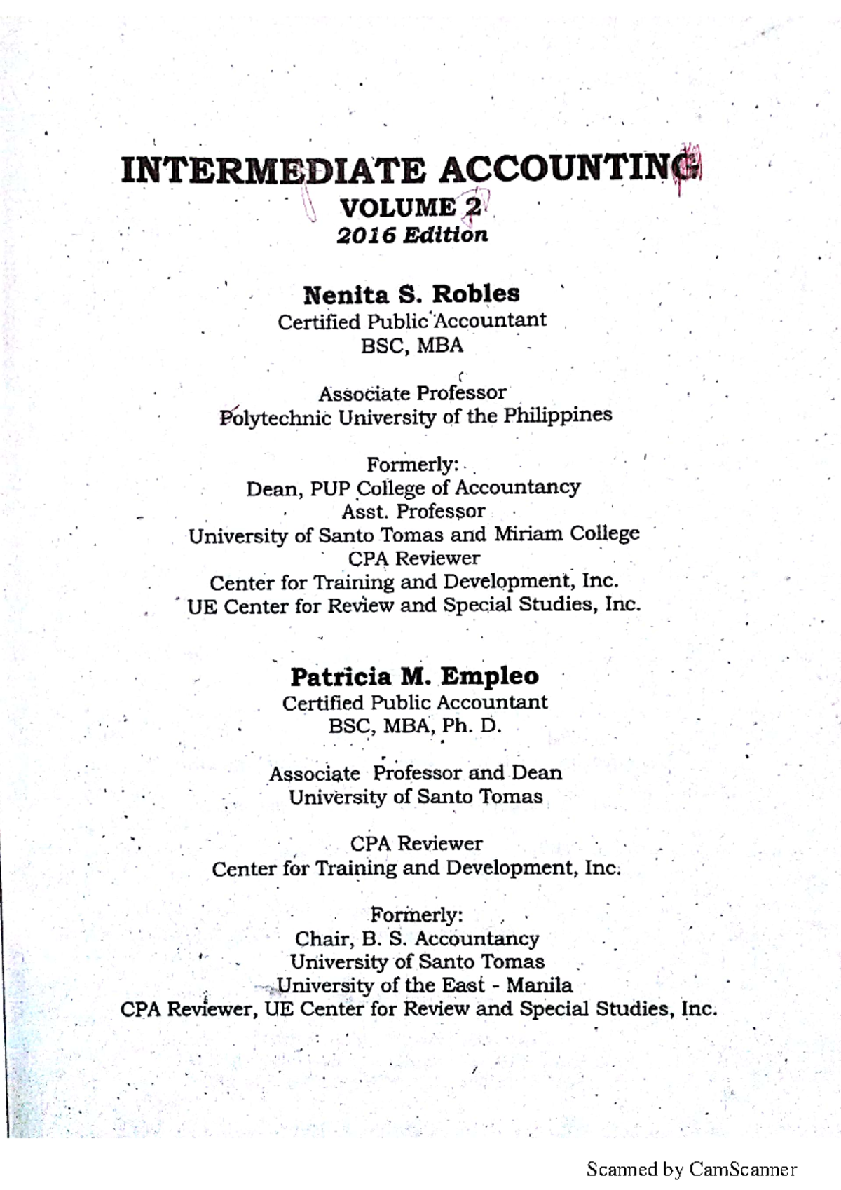 Chapter 01 Current Liabilities - Bachelor of Science in Accountancy ...