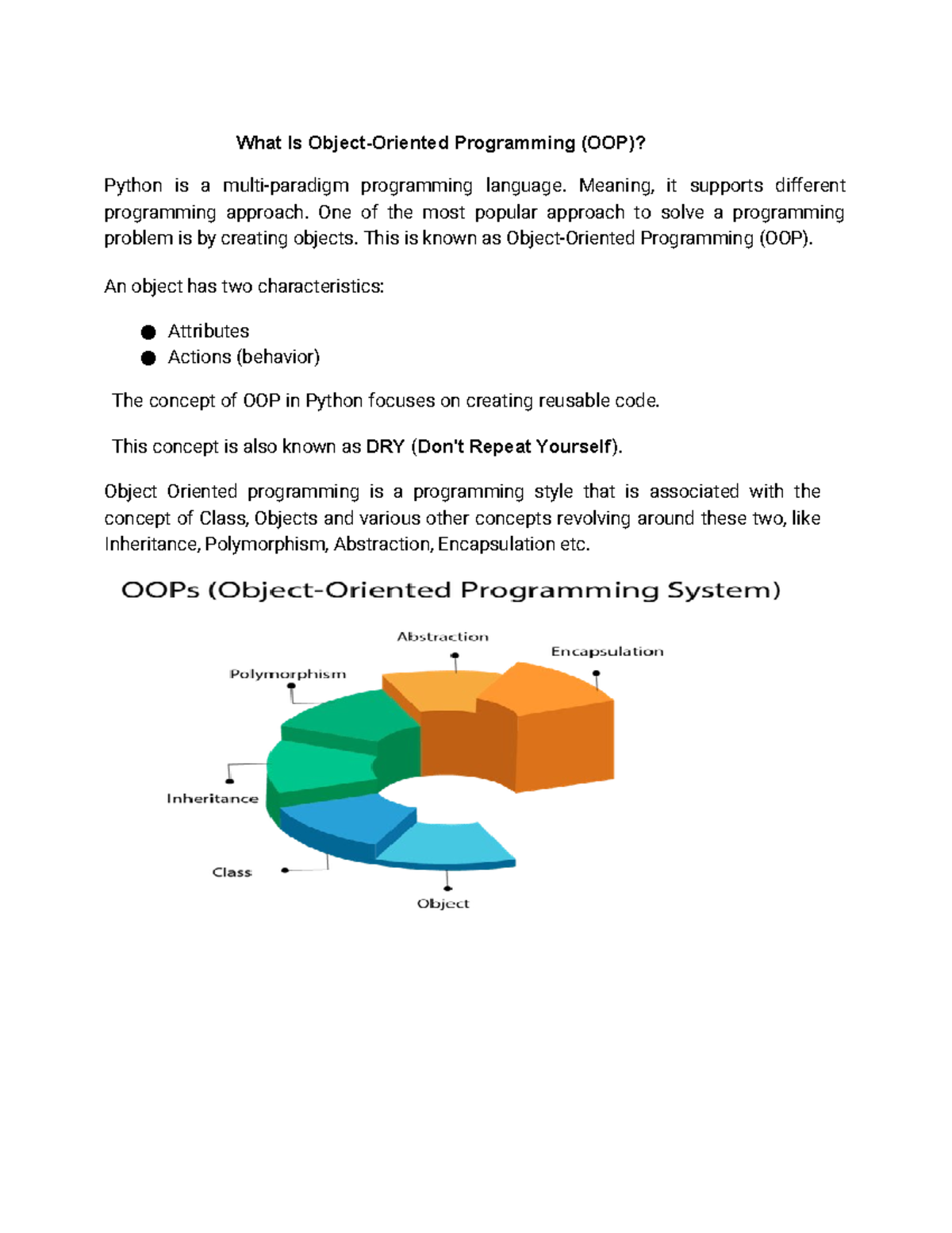Classes and Objects in Python (OOP) - What Is Object-Oriented ...