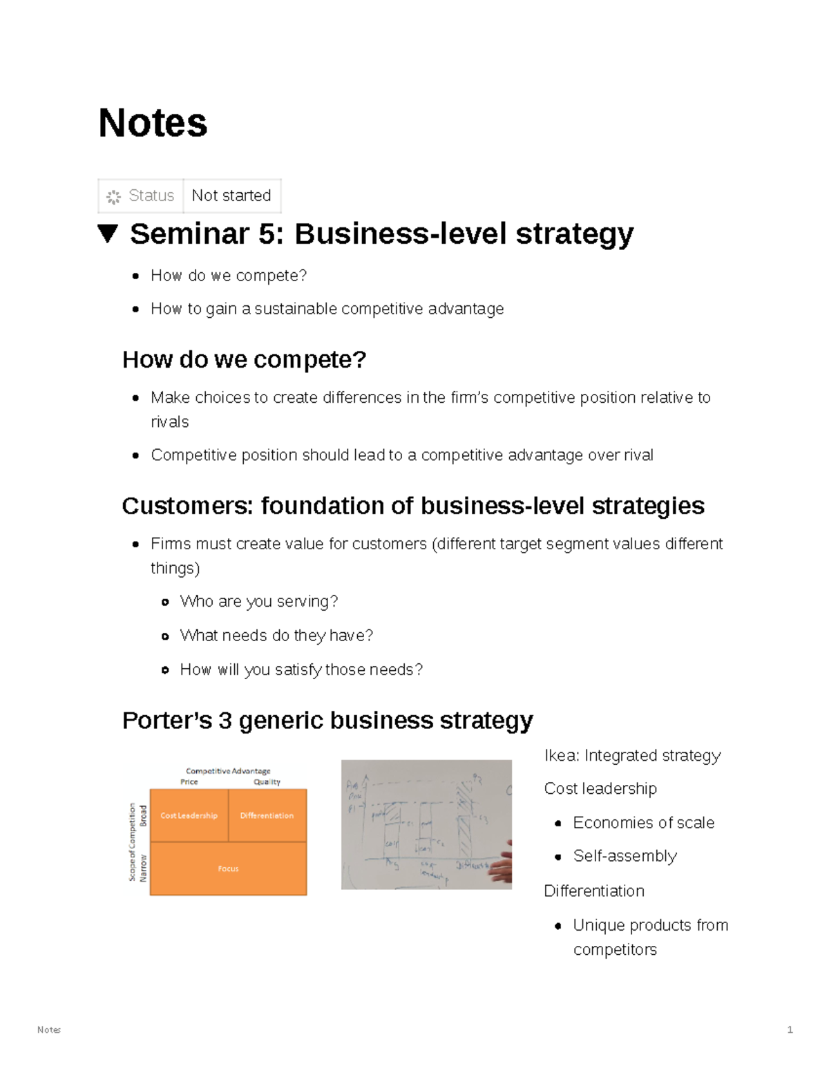 AB3602 Lecture Notes: Business and Corporate Strategy Insights - Studocu