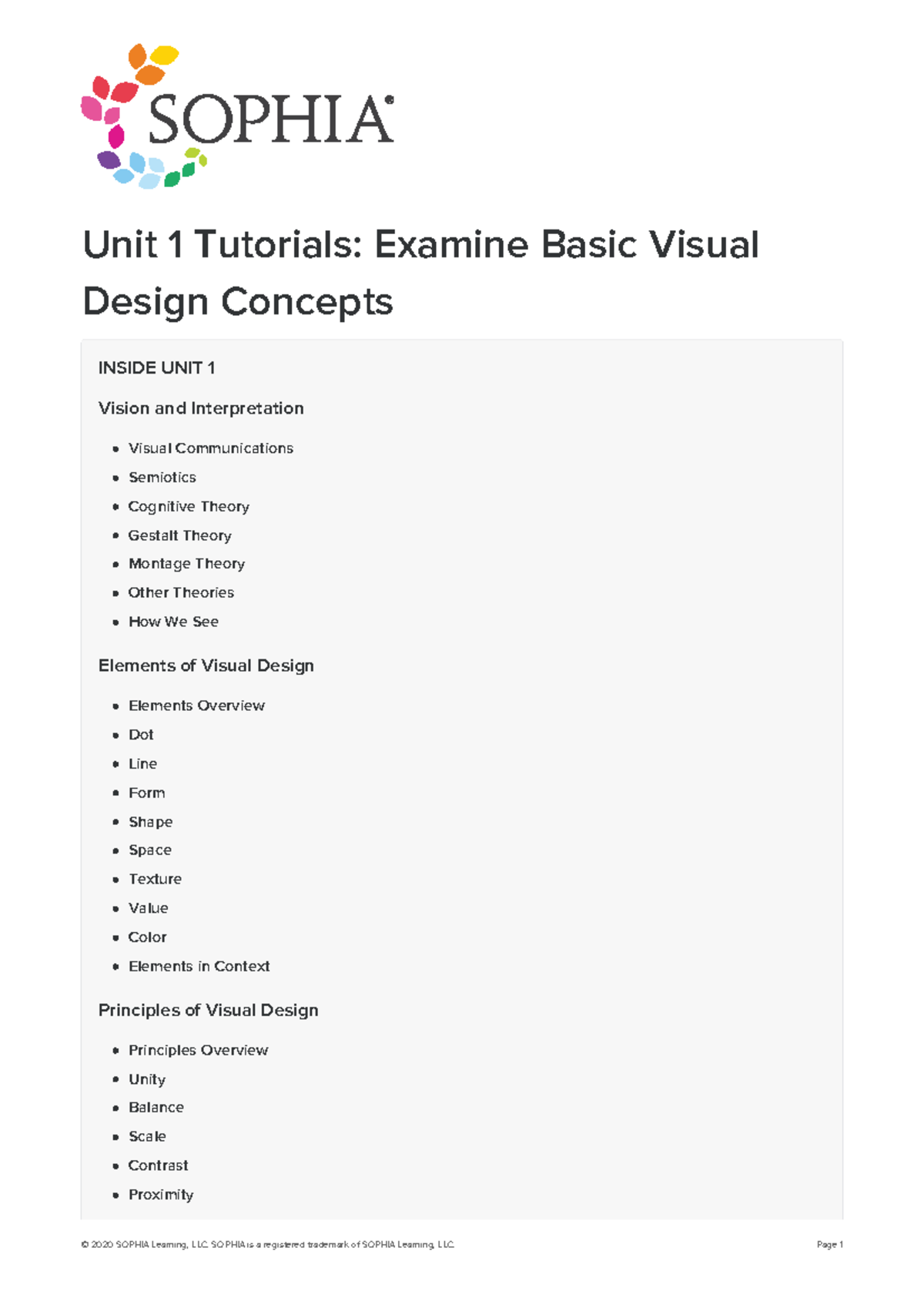Unit 1 - Unit 1 visual communication. Unit 1 visual communication ...