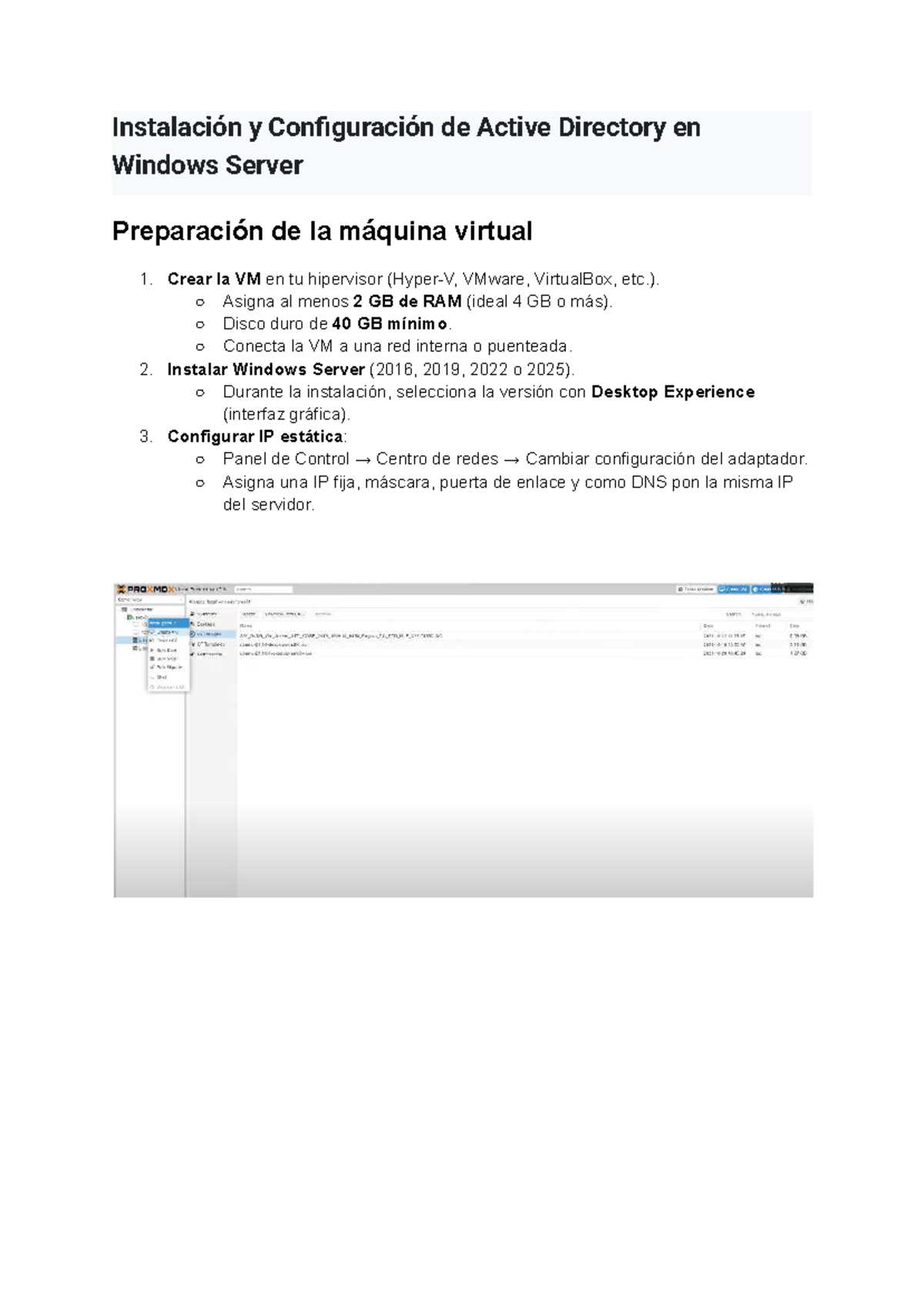 Instalación y Configuración de Active Directory en Windows Server - Studocu