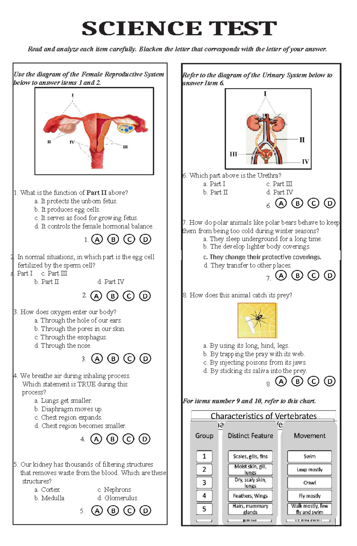 SCIENCE 6 NAT Review: Comprehensive Test Preparation Guide - Studocu