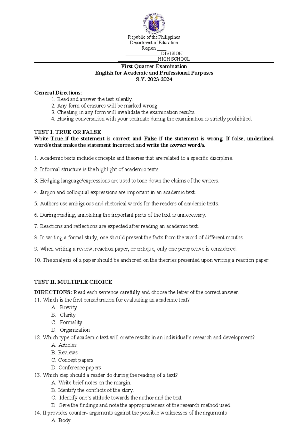 Semi-Detailed Lesson Plan for English 7: Figures of Speech - Studocu