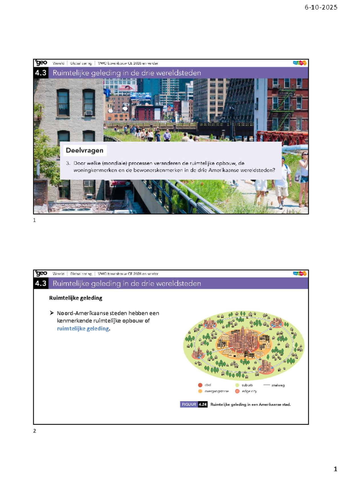 Ruimtelijke Geleding en Patchwork Metropolis: Analyse H-4.3 - Studeersnel