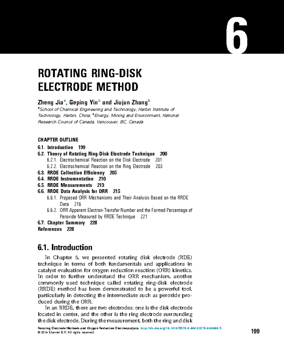Chapter 6: Rotating Electrode Method (RRDE) Analysis and Applications ...