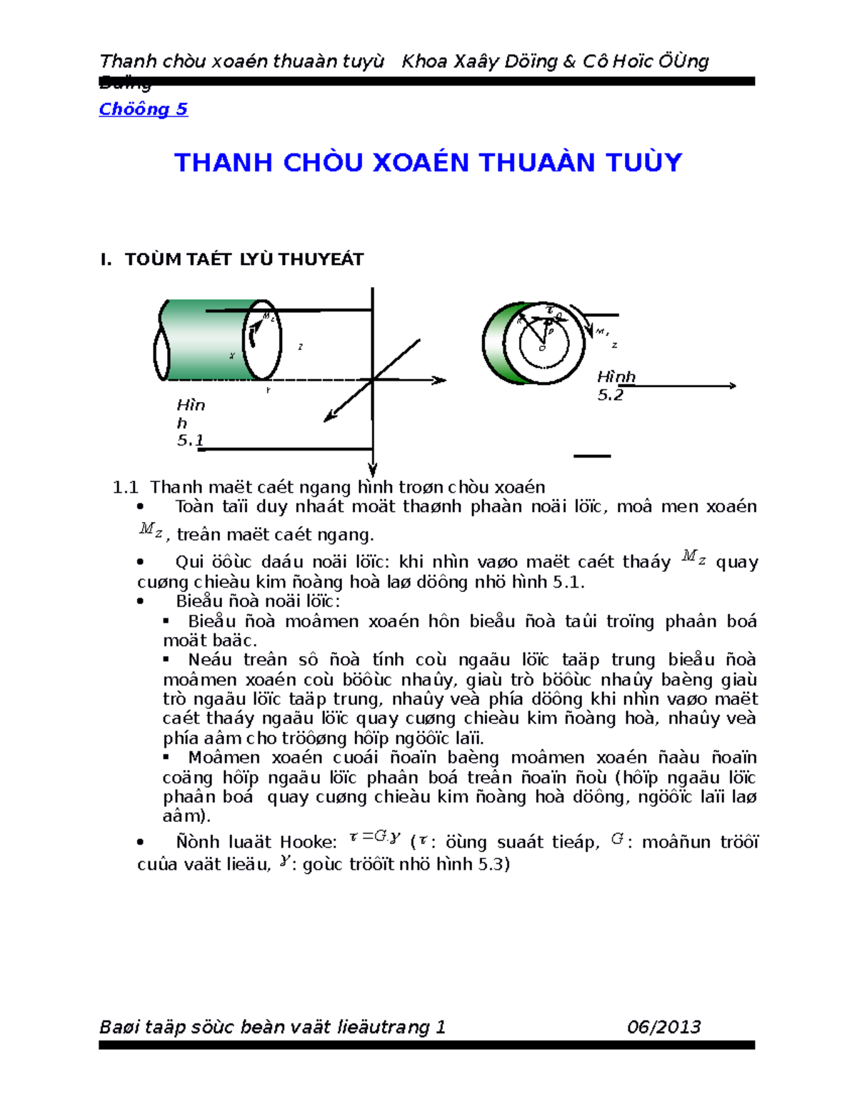 Bt SBVL CLC C5 - Bai tap suc ben vat lieu - Duïng Chöông 5 THANH CHÒU ...