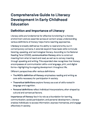 Comprehensive Guide to Literacy Assessment and Development Strategies ...