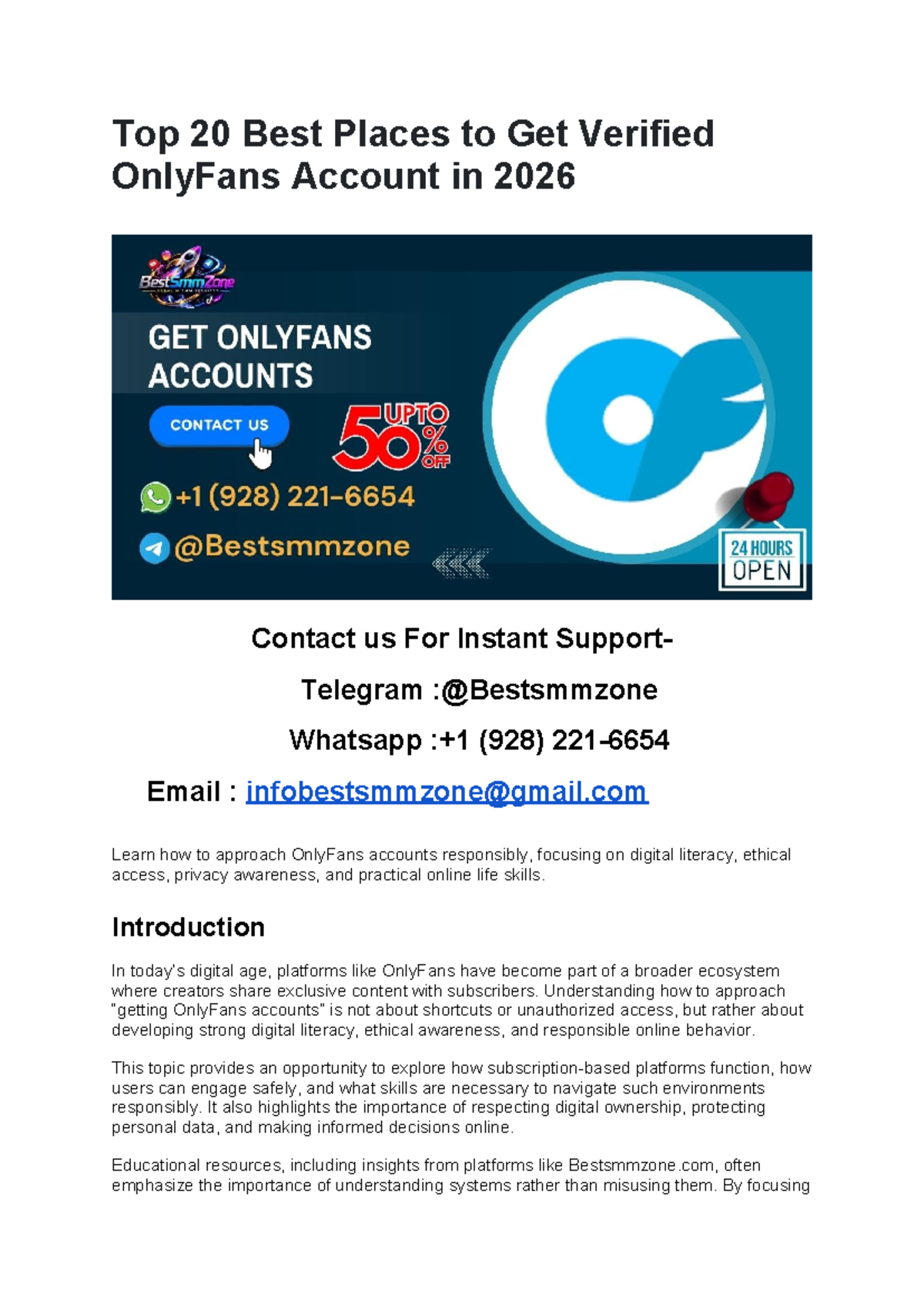 Navigating OnlyFans Responsibly: Digital Literacy & Ethical Access ...