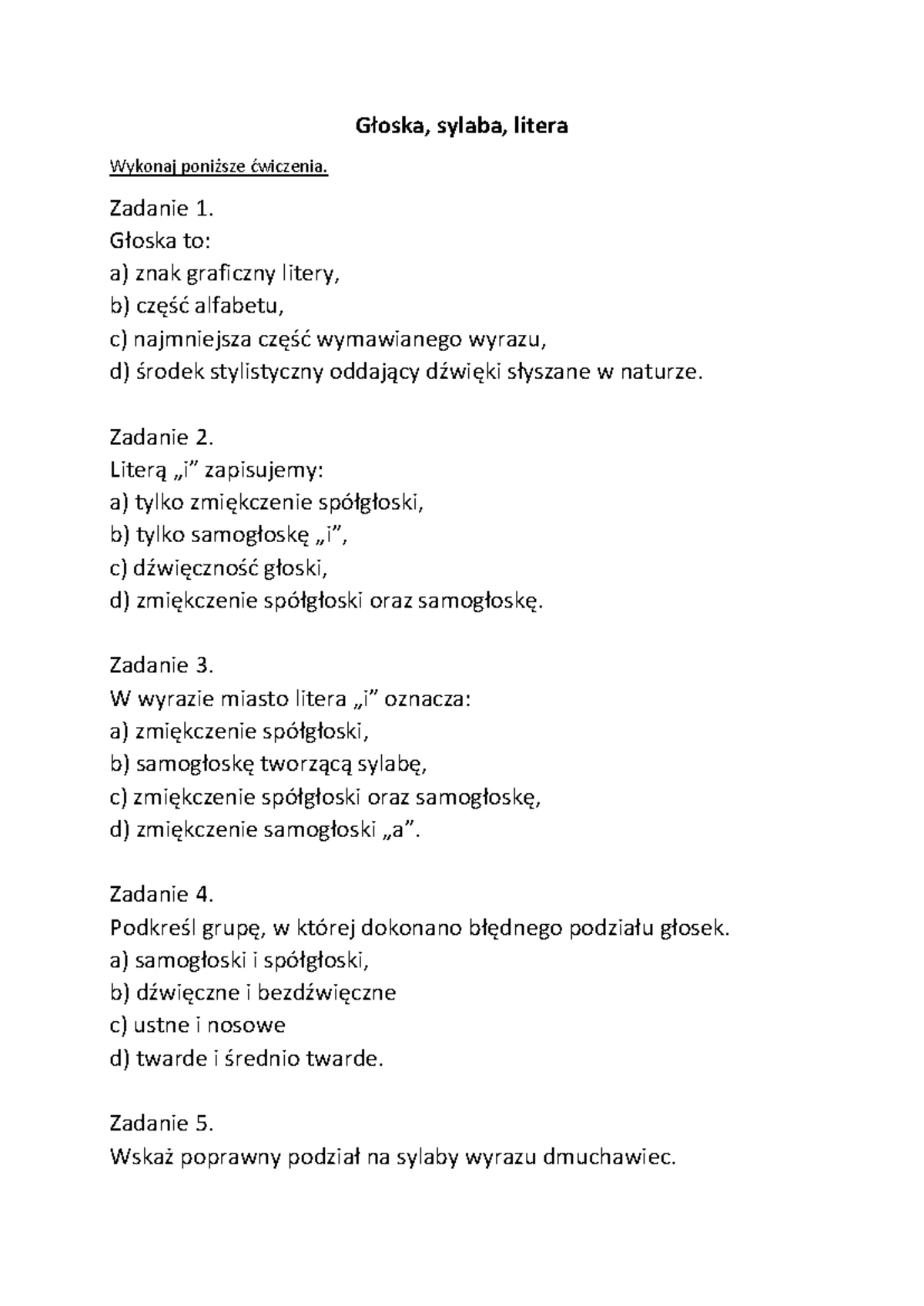 Bliskie Spotkania Z Muzami Sprawdzian Z Języka Polskiego Klasa 6 www.studocu.com