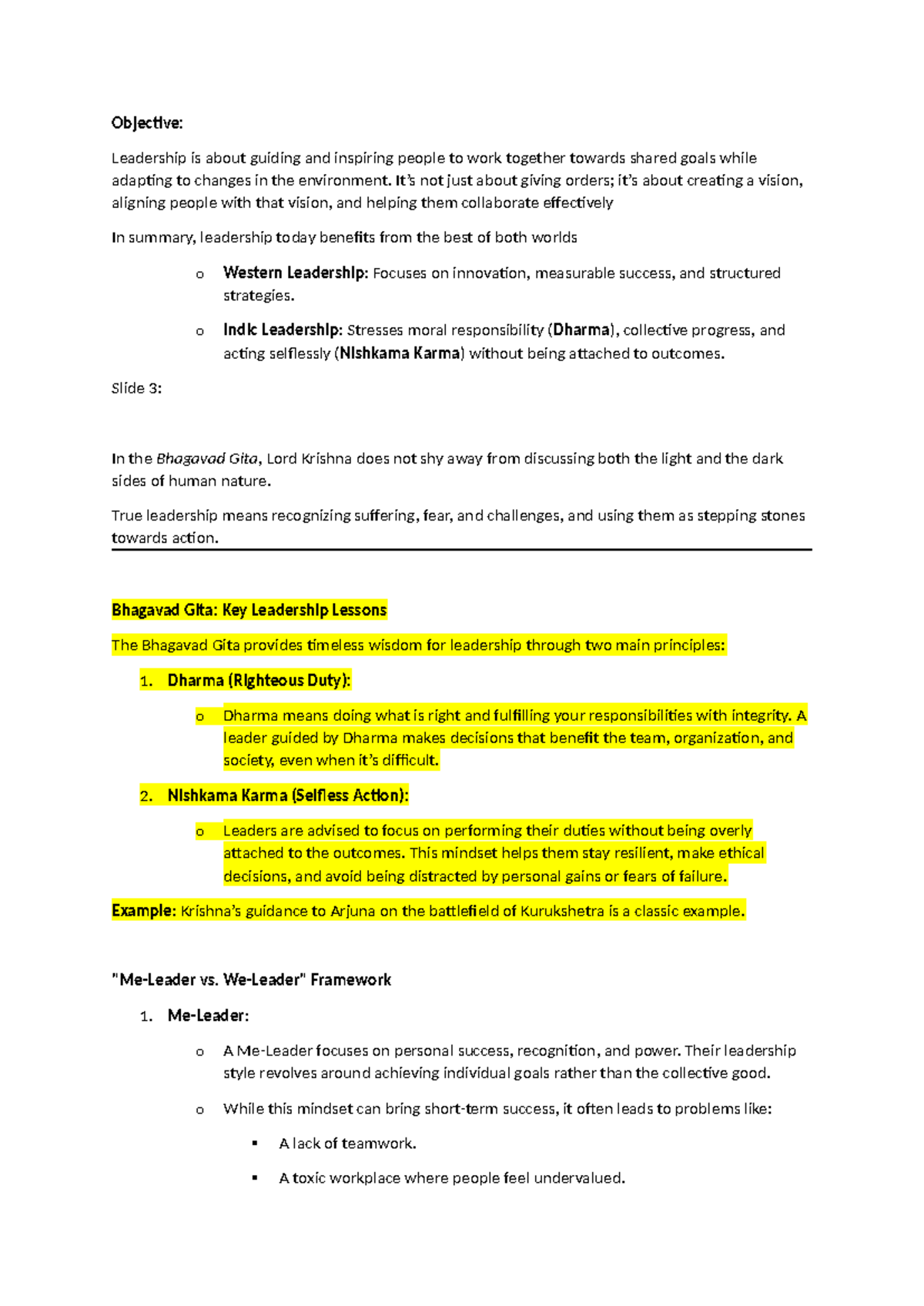 Types of Leadership - Objective: Leadership is about guiding and ...