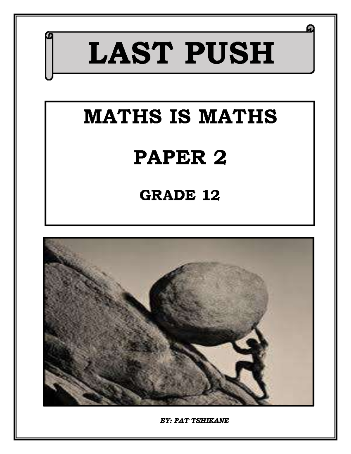 Grade 12 Maths Paper 2: Final Review and Key Concepts - Studocu