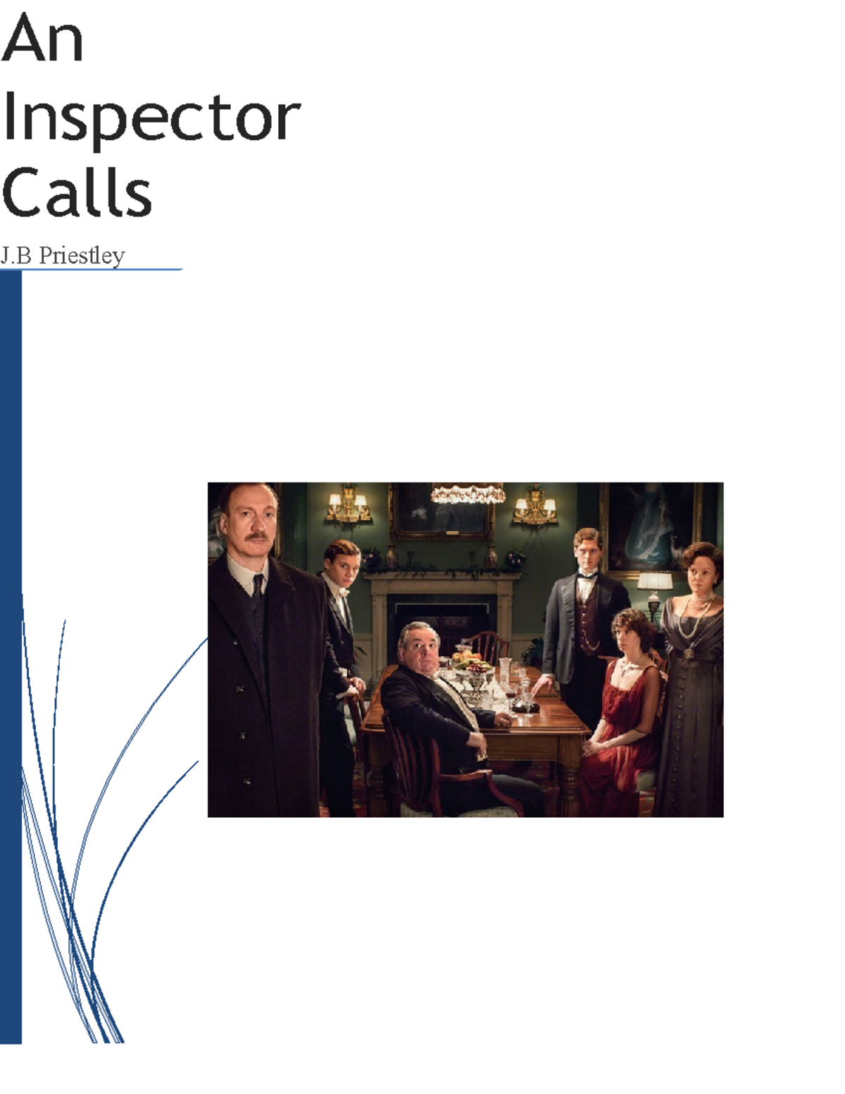 Year 11 Revision: An Inspector Calls - Character Analysis and Act ...