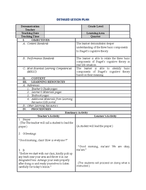 E8-Q2-02 - Sample lesson exemplar - PIVOT 4A LESSON EXEMPLARS USING THE ...