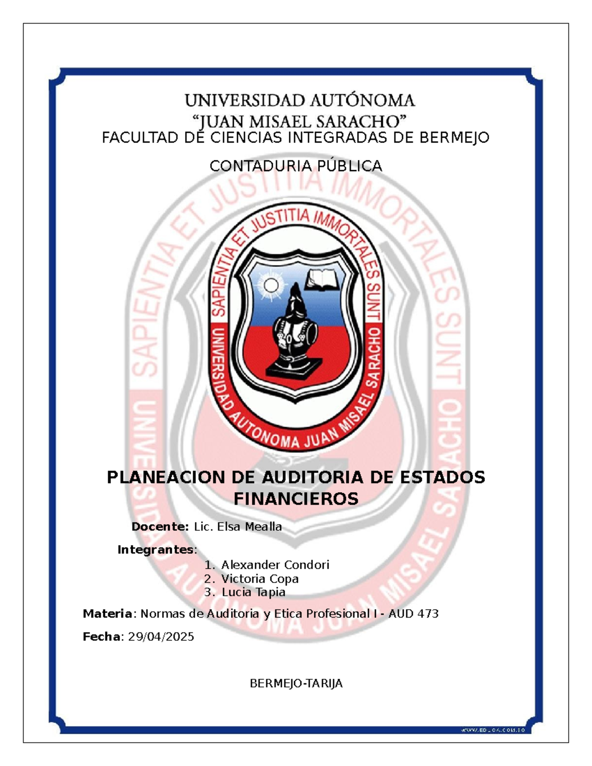 NIA 473 Planeación de Auditoría de Estados Financieros: Guía Completa ...
