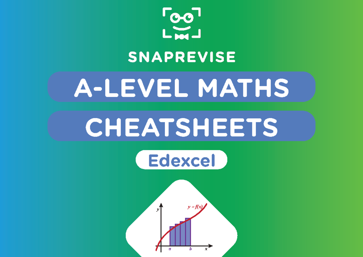 Edexcel A-Level Maths Cheatsheets Nov 2024: Comprehensive Revision ...
