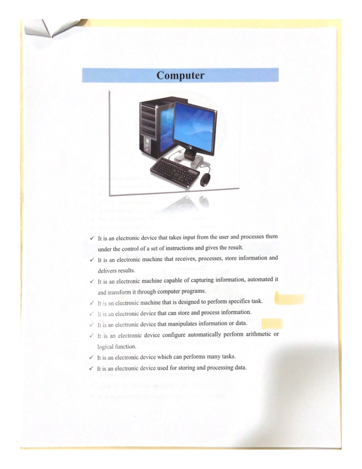 Component Overview: Understanding Computers, Software & Hardware - Studocu