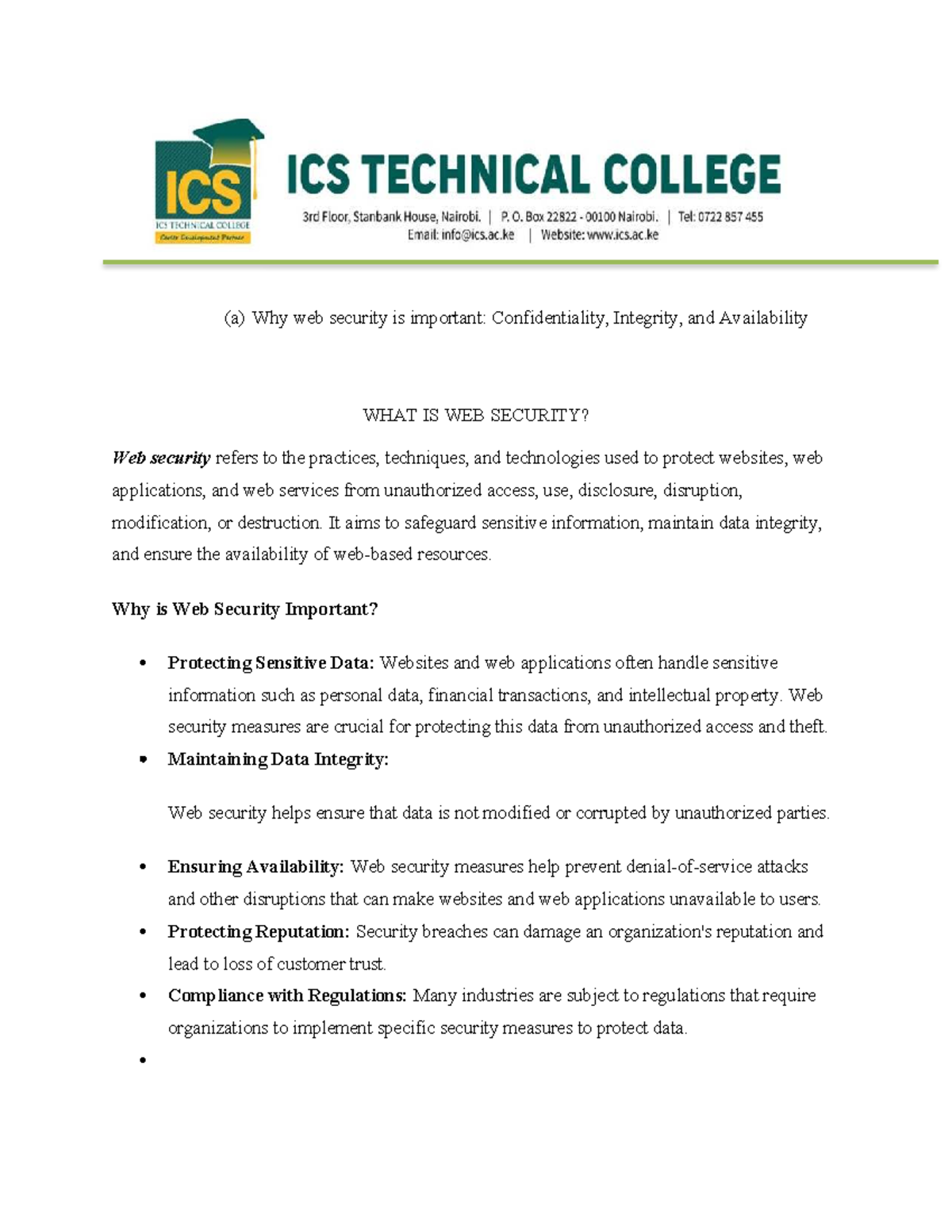 Secure WEB Notes: Importance of Web Security, Encryption & Protocols ...