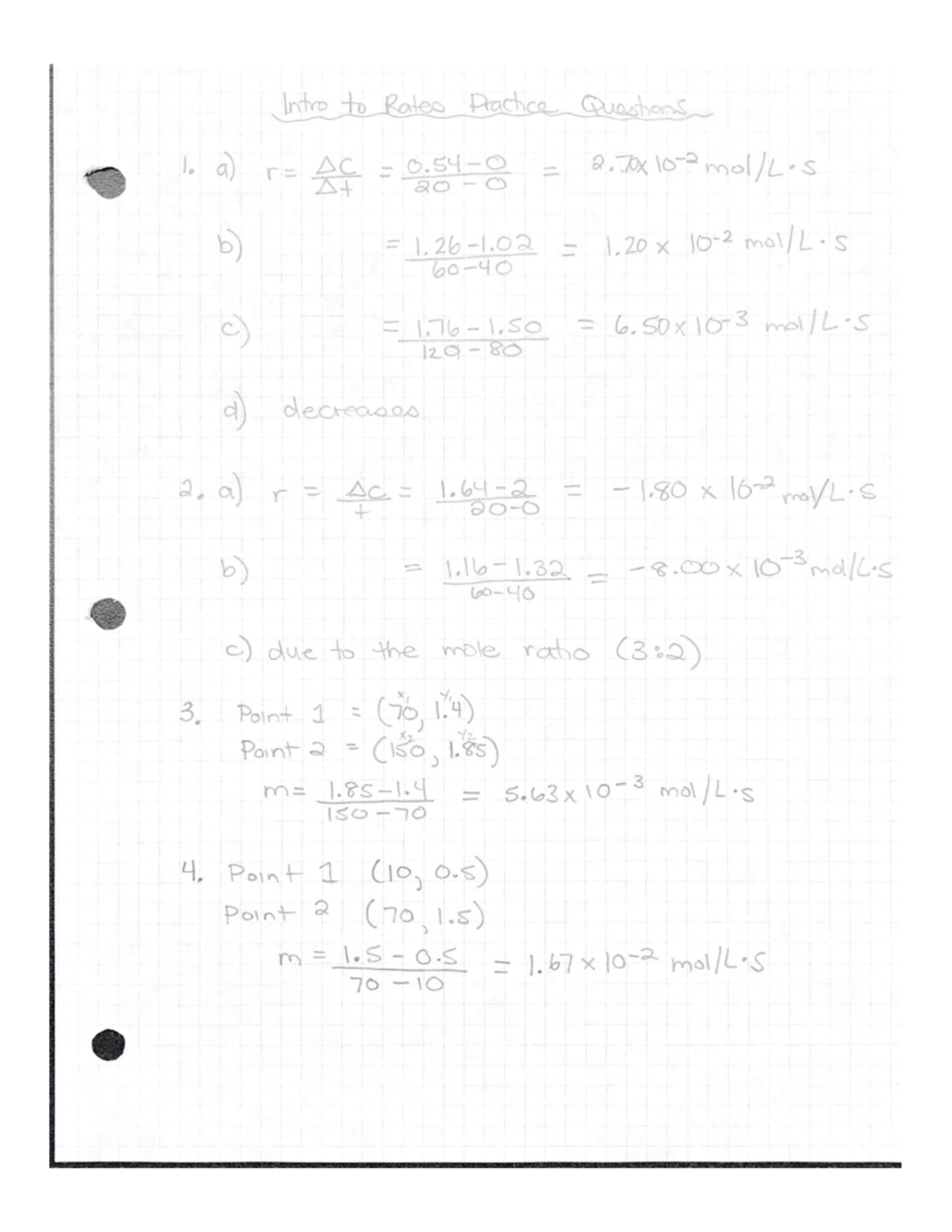 Lesson 1 - Full Solutions - Copy - Intro to Rates Practice Questions 1 ...