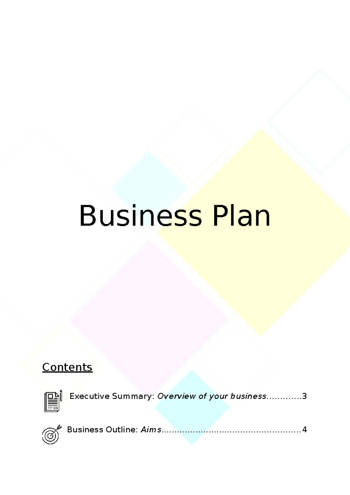 BUS 101 Final Exam: Comprehensive Business Plan Overview - Studocu