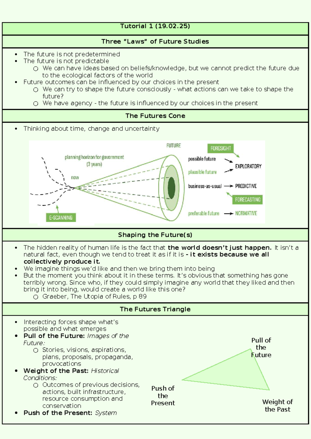 Envisioning Futures Worth Wanting: Tutorial Notes (EFWW) - Studocu