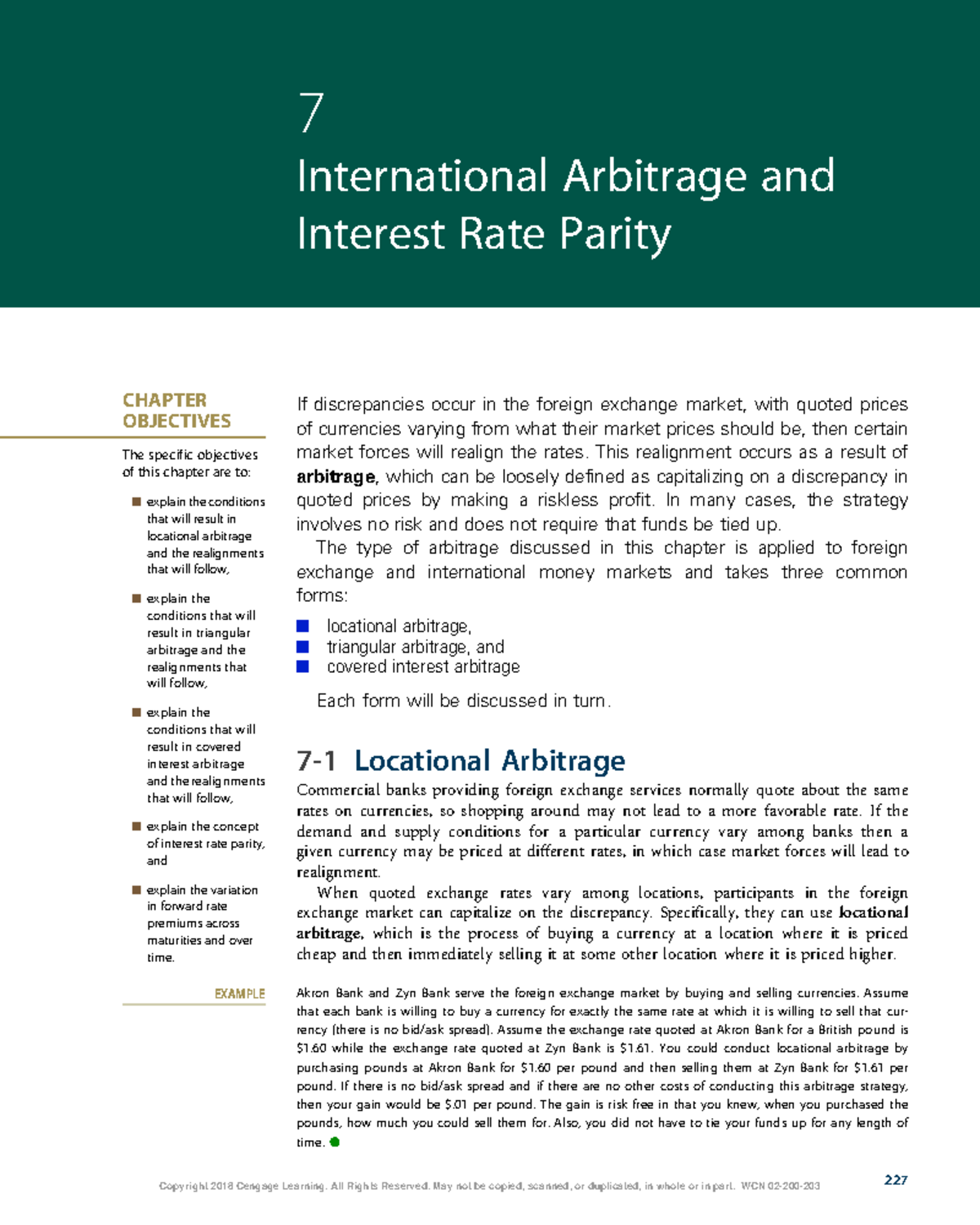 CH - 04: International Arbitrage & Interest Rate Parity Notes - Studocu