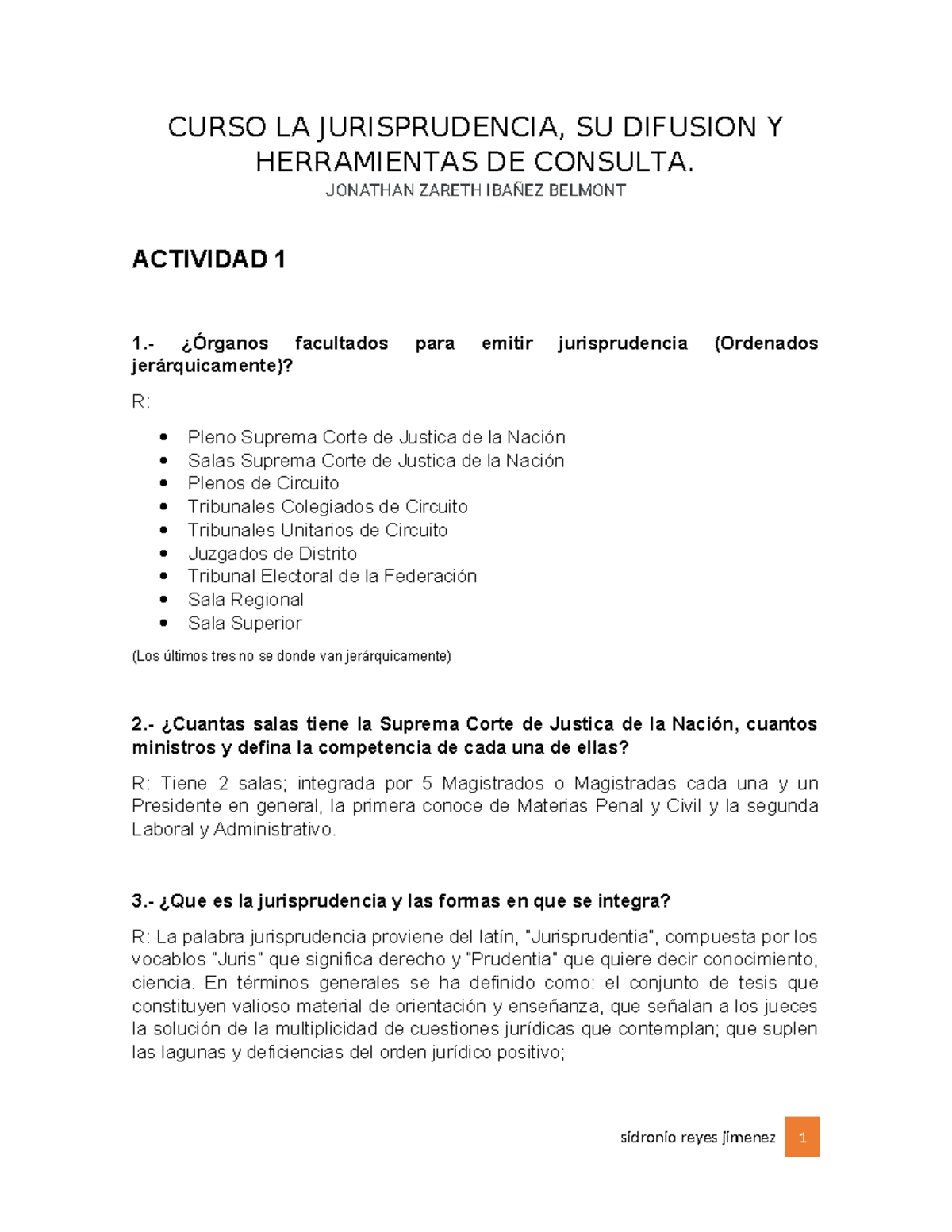 Curso LA Jurisprudencia: Estructura y Funciones de Órganos Judiciales ...