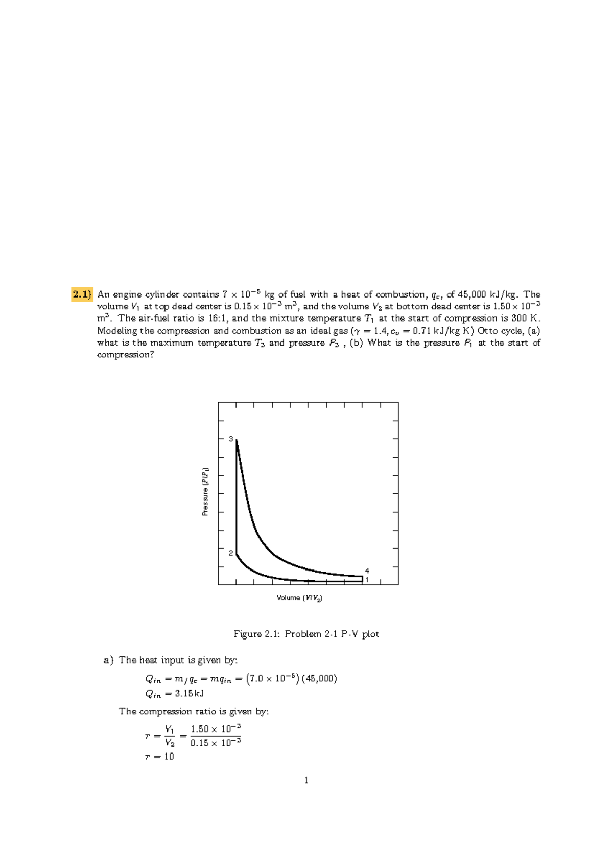 T-2 Solutions for Heat Engine Cycles & Thermodynamics Study - Studocu
