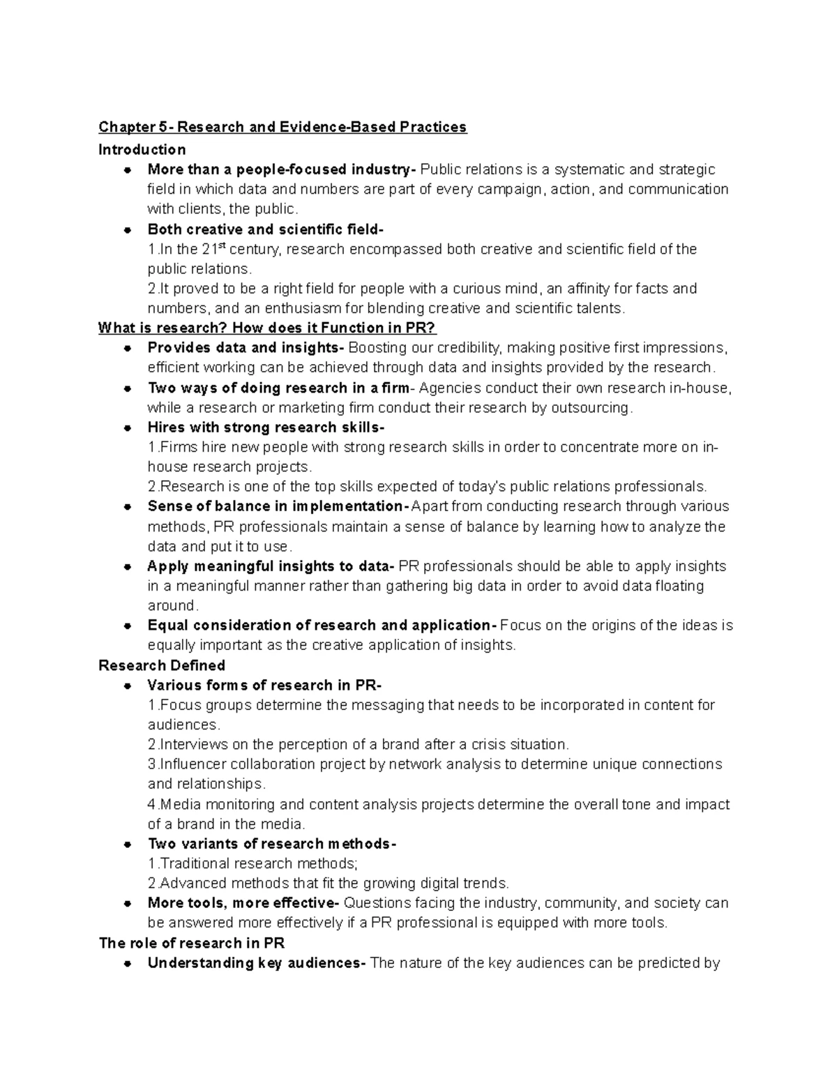 APRD 1003 Chapter 2: Evolution of Public Relations Through History ...