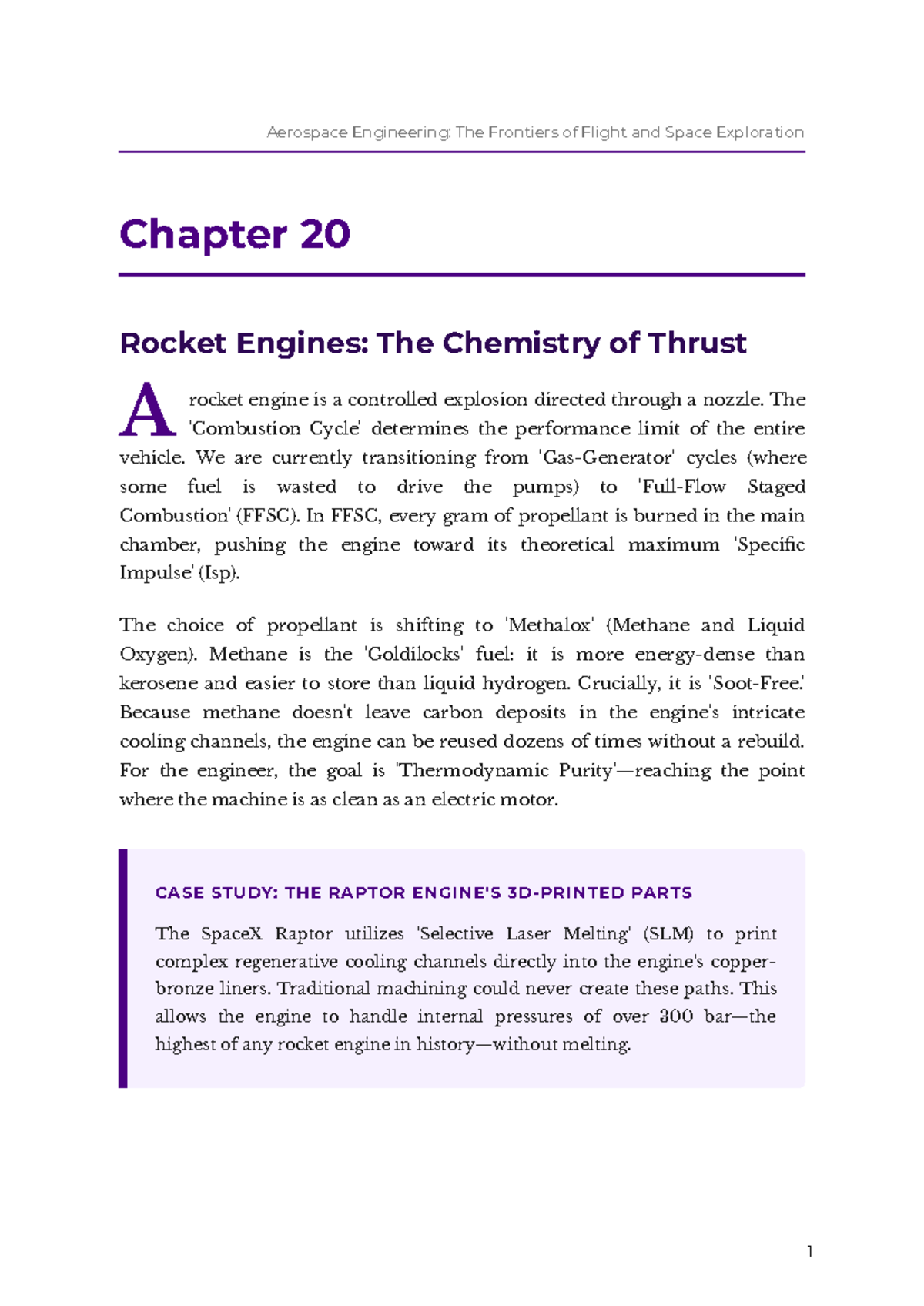Aerospace Eng: Ch 20 Rocket Engines - The Chemistry of Thrust - Studocu