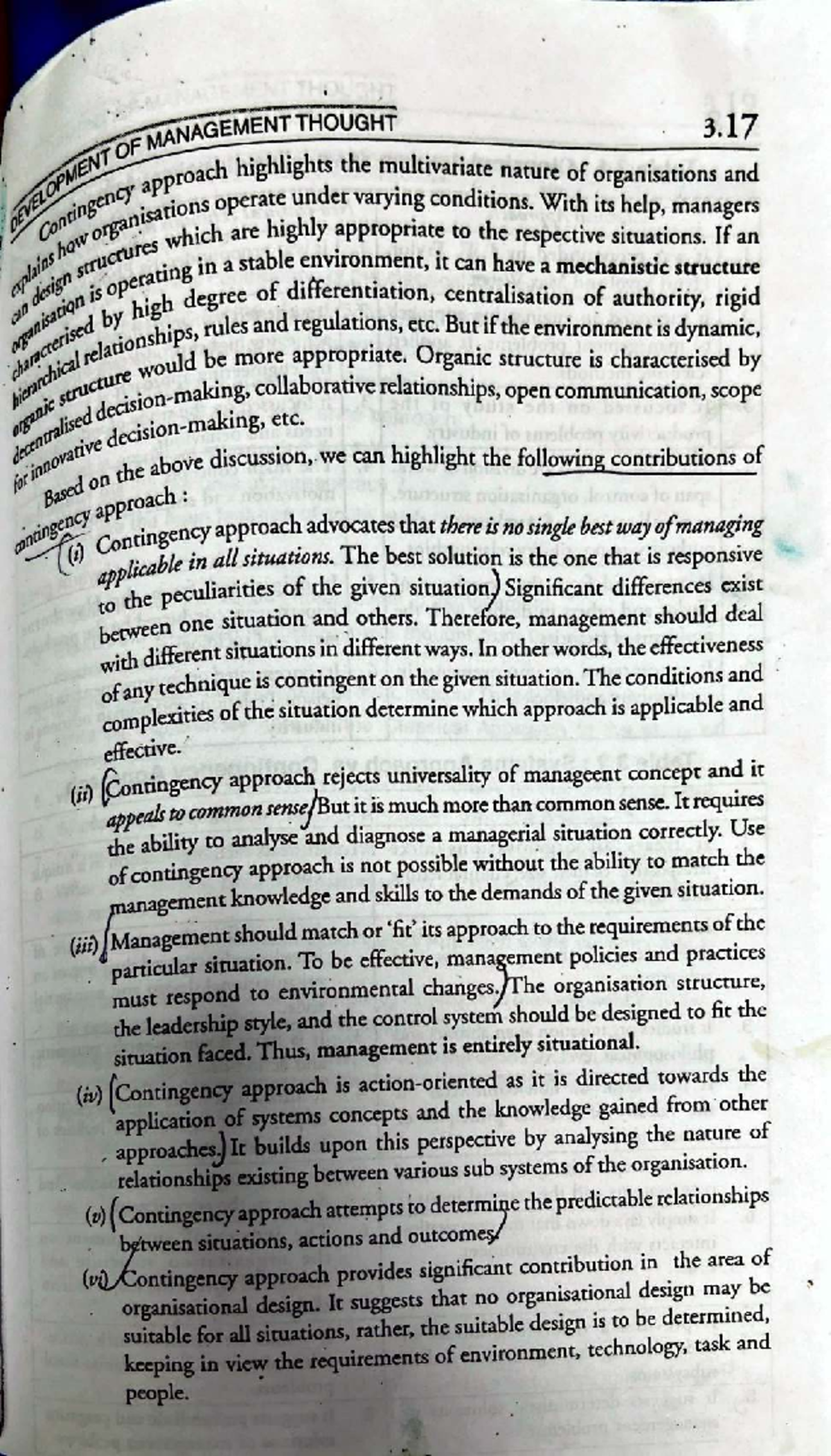 Contingency and Systems Approach in Management (Course Code: 9) - Studocu