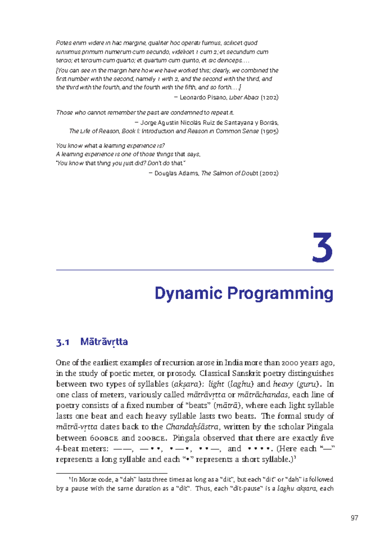 Dynamic Programming: Lecture Notes (Course Code: 03) - Studocu