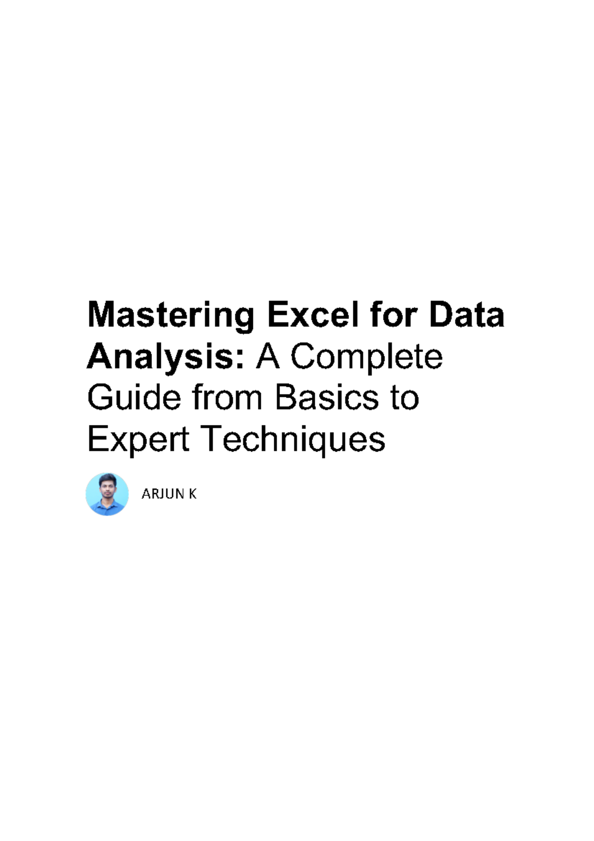 1726820519018 - Practice Notes - Mastering Excel for Data Analysis: A ...