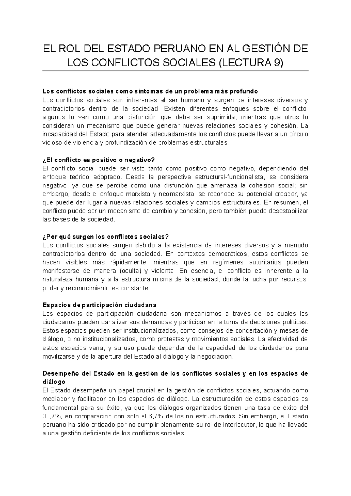 Copia de EL ROL DEL Estado Peruano EN AL Gestión DE LOS Conflictos ...